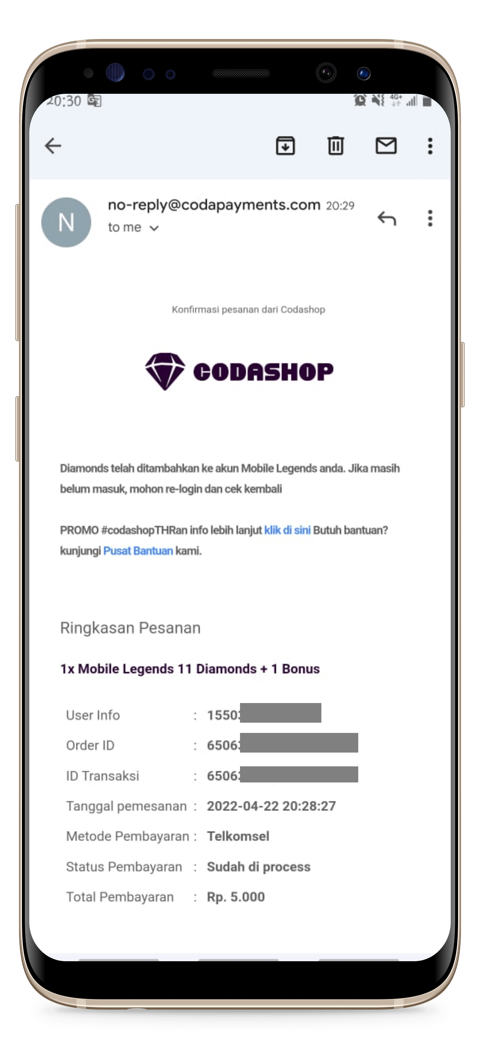 Cara Melakukan Pembayaran dengan Pulsa Telkomsel – Codashop Indonesia
