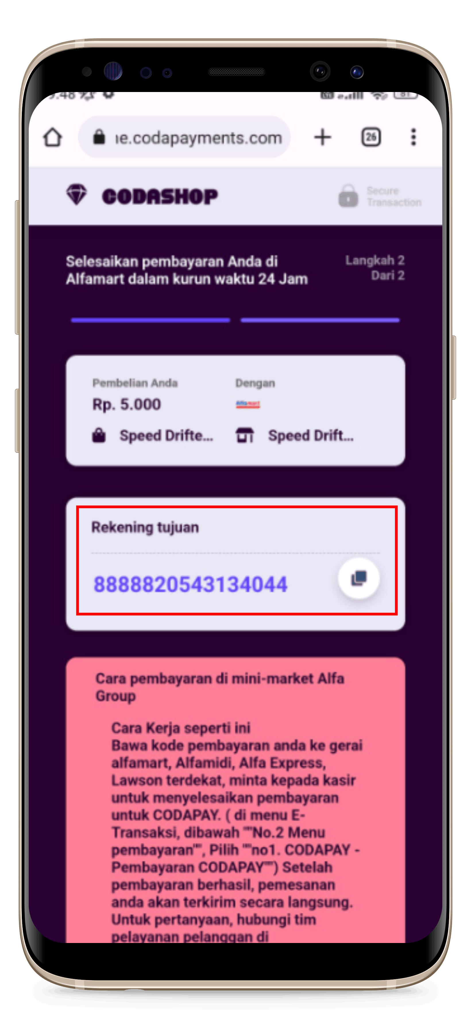 Cara Melakukan Pembayaran Di Alfamart Codashop Indonesia