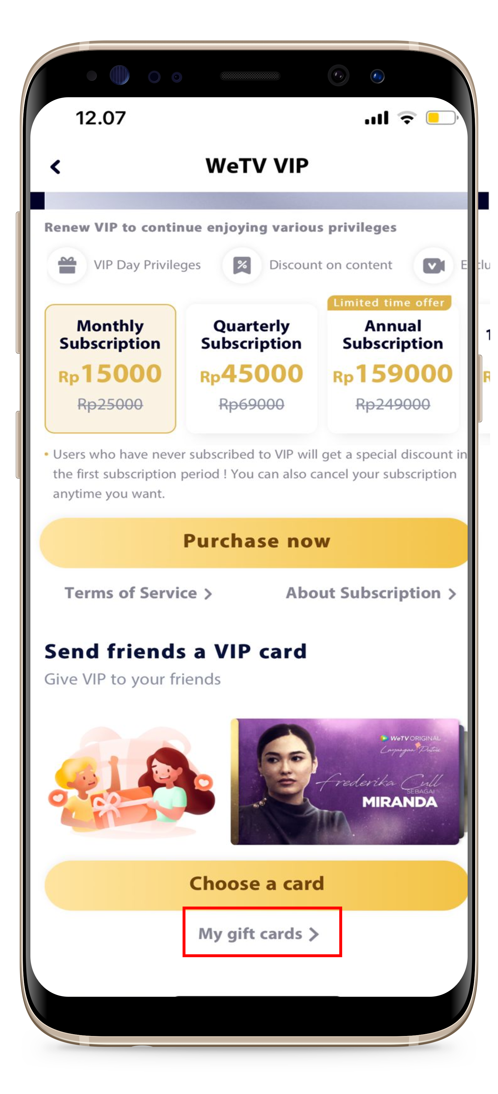 Cara Redeem Voucher VIP WeTV Indonesia