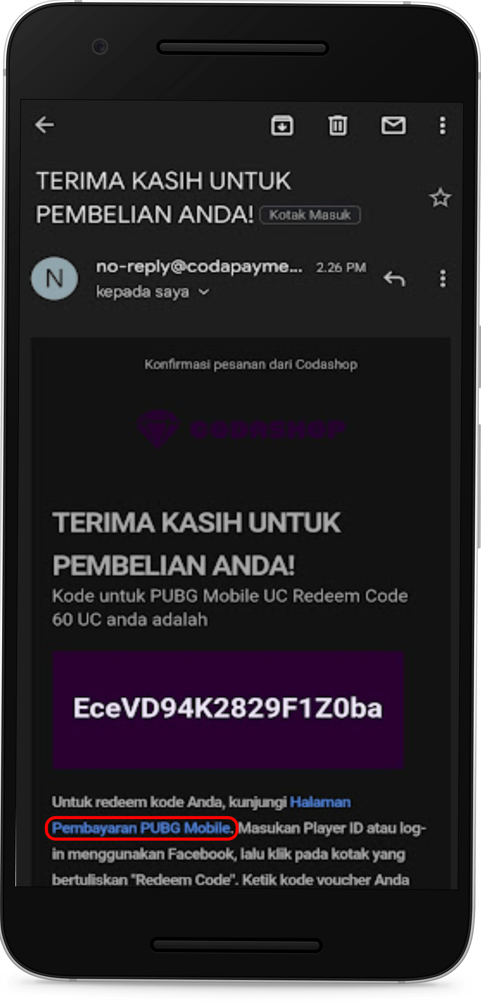 Cara Redeem PUBG Mobile Voucher – Codashop Indonesia