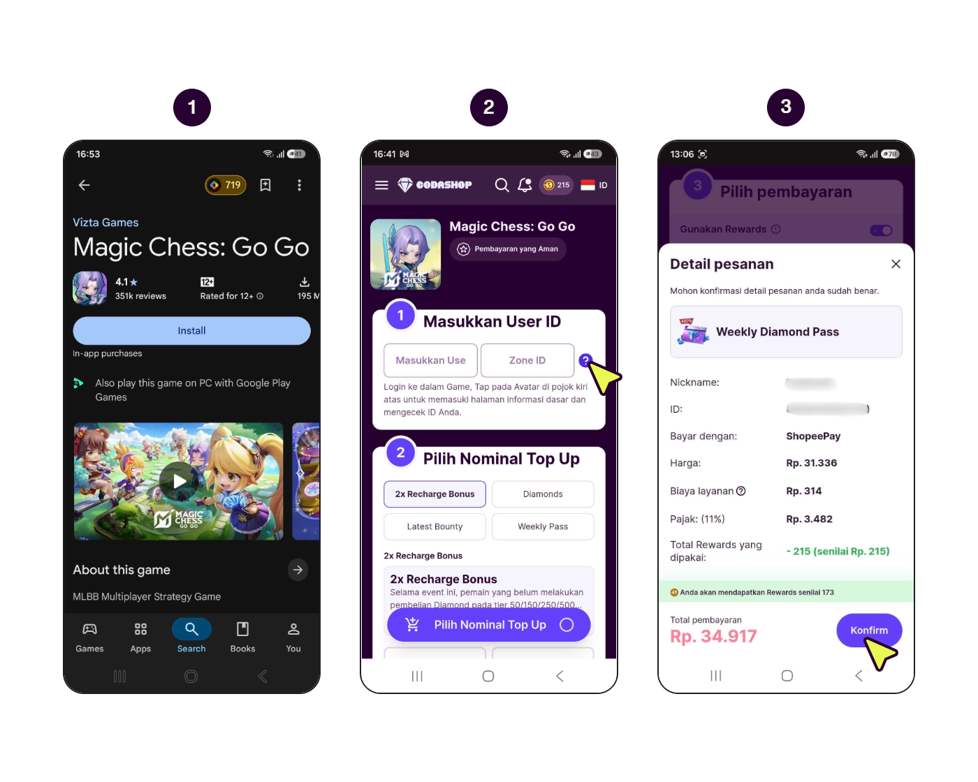 Langkah-langkah untuk menghindari kesalahan UID dan pemilihan game saat top up di Codashop..png
