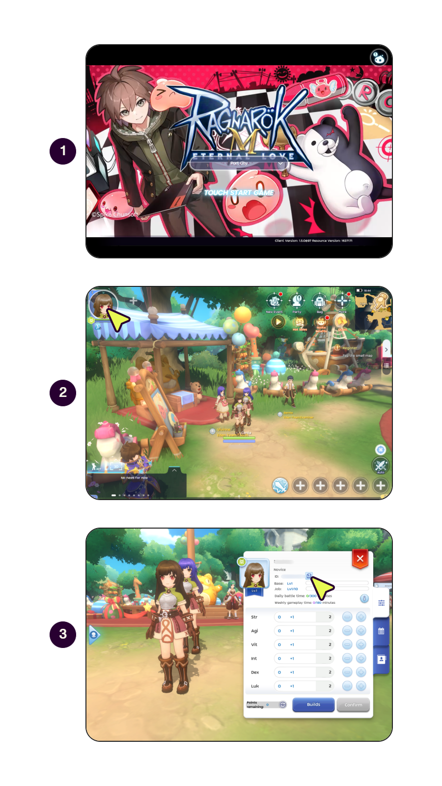 Langkah menemukan UID Ragnarok M: Eternal Love.