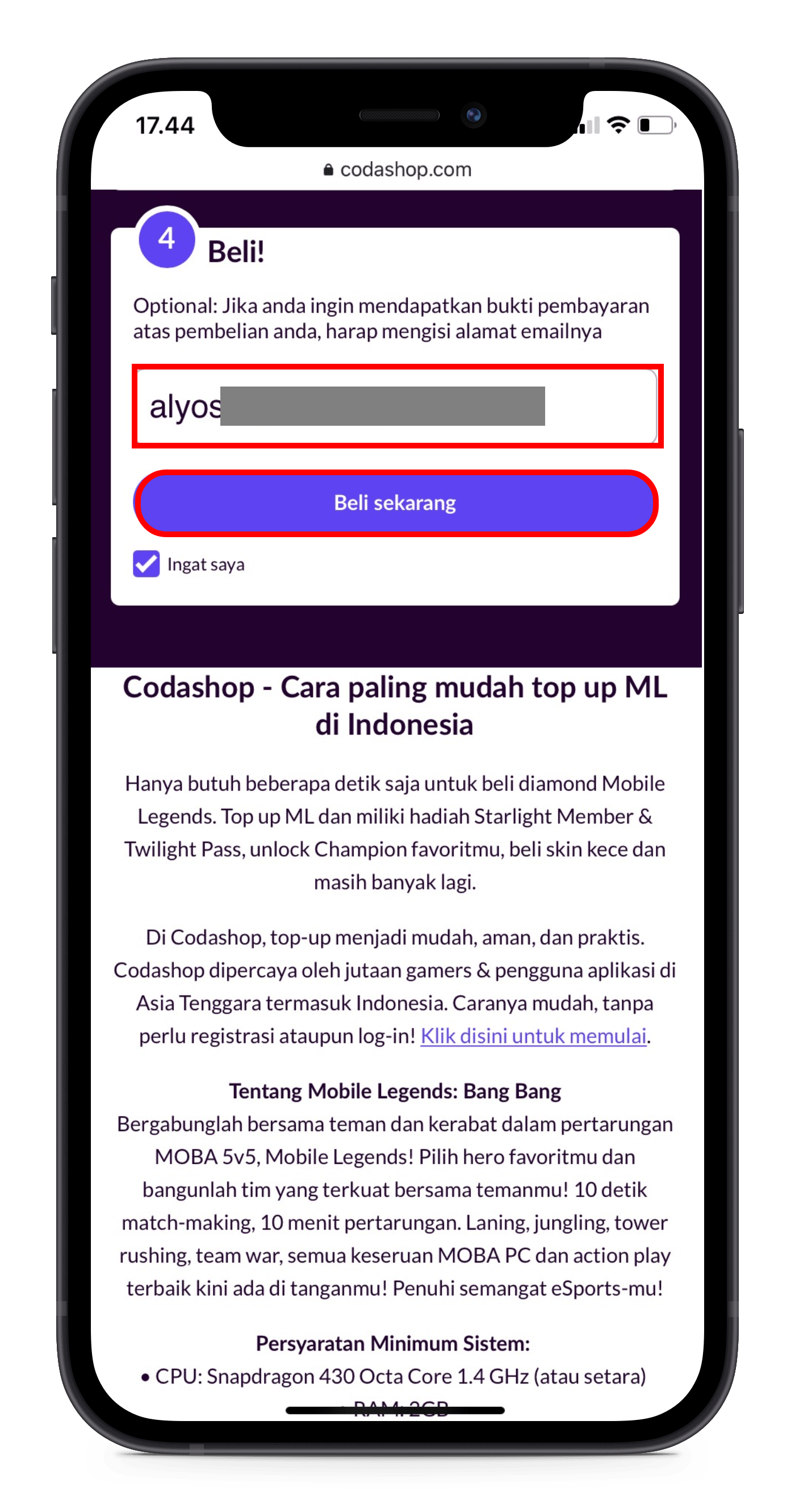 Cara Melakukan Pembayaran dengan Saldo ATM - BCA Mobile – Codashop ...