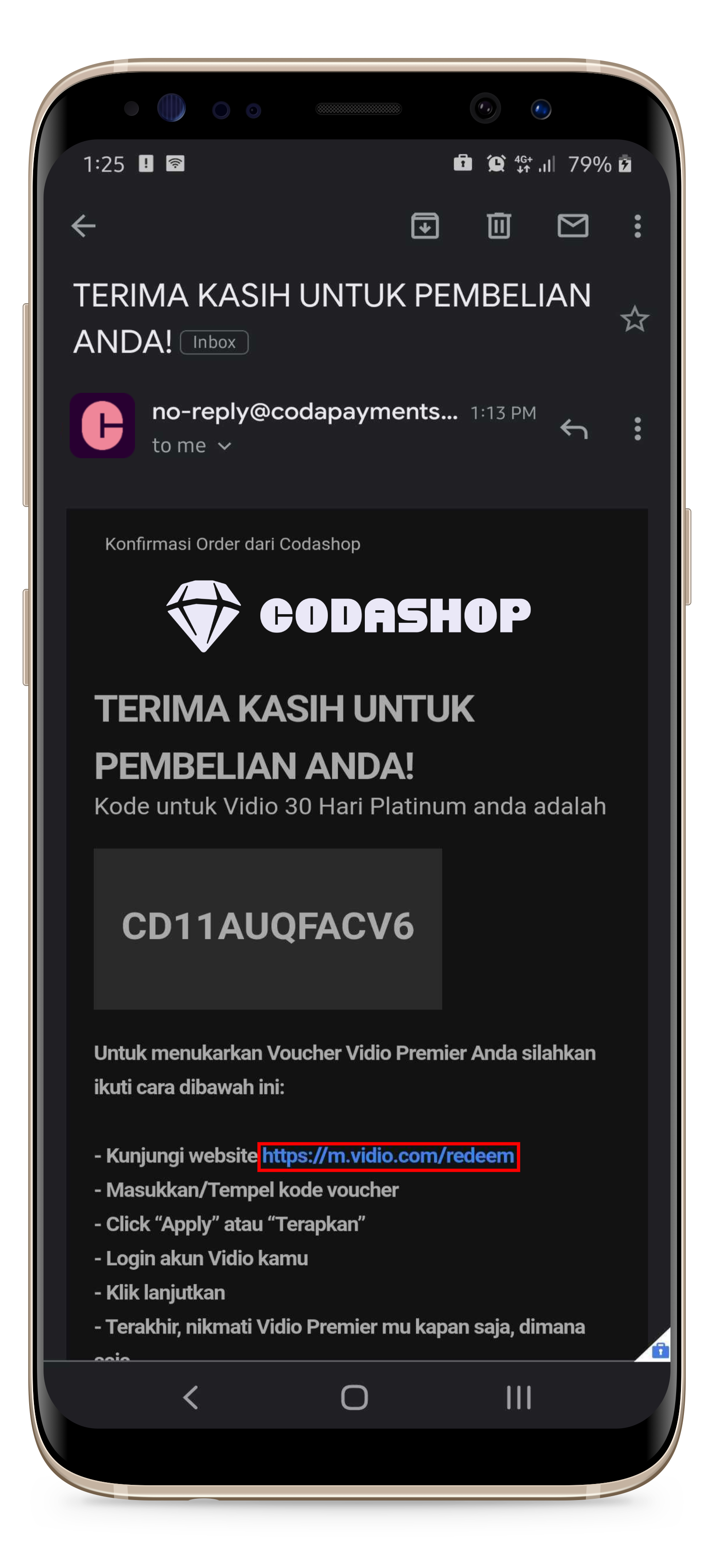 How To Redeem Video Voucher Code Indonesia